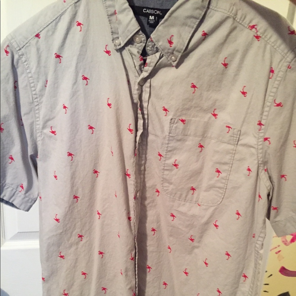 Flamingo Print Shirt